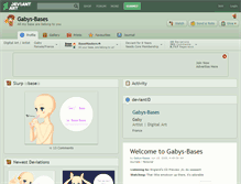 Tablet Screenshot of gabys-bases.deviantart.com