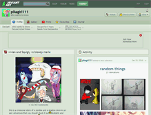 Tablet Screenshot of pikagirl111.deviantart.com