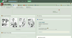 Desktop Screenshot of crazy-angels.deviantart.com
