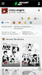 Mobile Screenshot of crazy-angels.deviantart.com