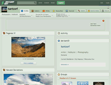Tablet Screenshot of kantzorf.deviantart.com