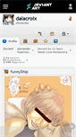 Mobile Screenshot of dalacroix.deviantart.com