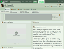 Tablet Screenshot of mr-hypnotyk.deviantart.com