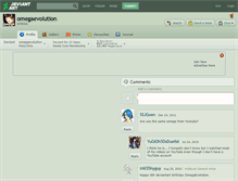 Tablet Screenshot of omegaevolution.deviantart.com