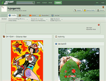 Tablet Screenshot of hypogermic.deviantart.com