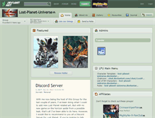 Tablet Screenshot of lost-planet-universe.deviantart.com