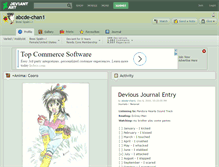 Tablet Screenshot of abcde-chan1.deviantart.com
