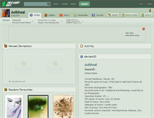 Tablet Screenshot of aoibheal.deviantart.com