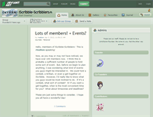 Tablet Screenshot of iscribble-scribblers.deviantart.com