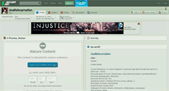 Desktop Screenshot of anareincarnation.deviantart.com
