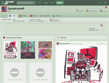 Tablet Screenshot of dumptruck4lif.deviantart.com