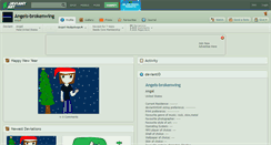 Desktop Screenshot of angels-brokenwing.deviantart.com