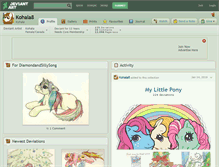 Tablet Screenshot of kohala8.deviantart.com