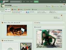 Tablet Screenshot of kurouingu.deviantart.com