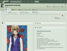 Tablet Screenshot of gaspodedawonderdog.deviantart.com