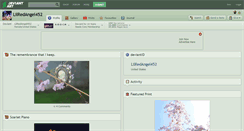 Desktop Screenshot of lilredangel452.deviantart.com