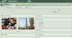 Desktop Screenshot of chrisdunn.deviantart.com