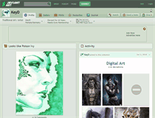 Tablet Screenshot of keyd.deviantart.com