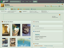Tablet Screenshot of likhitha.deviantart.com