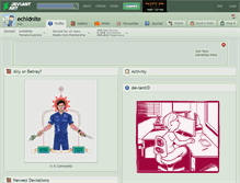 Tablet Screenshot of echidnite.deviantart.com