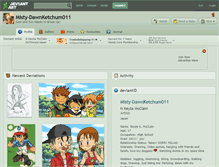 Tablet Screenshot of misty-dawnketchum011.deviantart.com