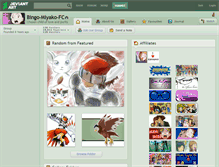 Tablet Screenshot of bingo-miyako-fc.deviantart.com