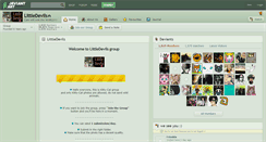Desktop Screenshot of littledevils.deviantart.com