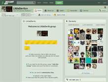 Tablet Screenshot of littledevils.deviantart.com
