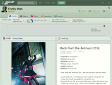 Tablet Screenshot of franky-chan.deviantart.com