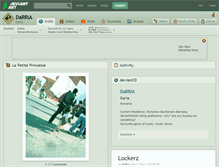 Tablet Screenshot of darria.deviantart.com