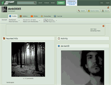 Tablet Screenshot of donk00085.deviantart.com