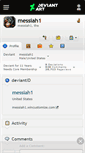 Mobile Screenshot of messiah1.deviantart.com