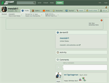 Tablet Screenshot of messiah1.deviantart.com