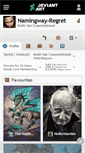 Mobile Screenshot of namingway-regret.deviantart.com