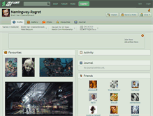 Tablet Screenshot of namingway-regret.deviantart.com