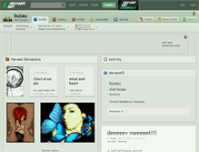 Tablet Screenshot of buzau.deviantart.com