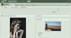 Desktop Screenshot of myrrhiam.deviantart.com