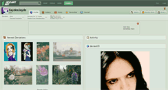Desktop Screenshot of kaydeejayde.deviantart.com