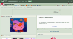 Desktop Screenshot of cottonconfection.deviantart.com