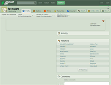 Tablet Screenshot of fawnstars.deviantart.com