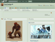 Tablet Screenshot of final-fantasy-xi.deviantart.com