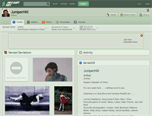 Tablet Screenshot of juniperhill.deviantart.com