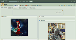 Desktop Screenshot of imzy.deviantart.com