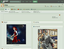 Tablet Screenshot of imzy.deviantart.com