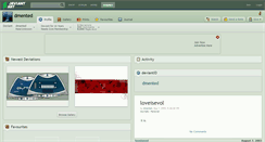 Desktop Screenshot of dmented.deviantart.com