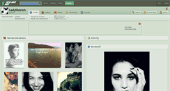 Desktop Screenshot of ladydietrich.deviantart.com