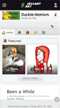Mobile Screenshot of duckie-momo.deviantart.com