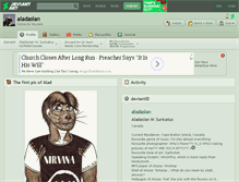 Tablet Screenshot of aladasian.deviantart.com