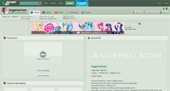 Desktop Screenshot of angered-icon.deviantart.com