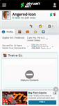 Mobile Screenshot of angered-icon.deviantart.com